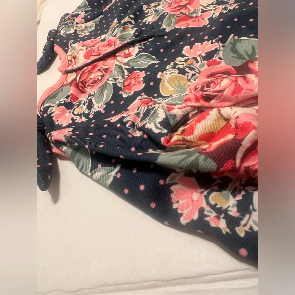 6M Penelope Plumm Floral Romper